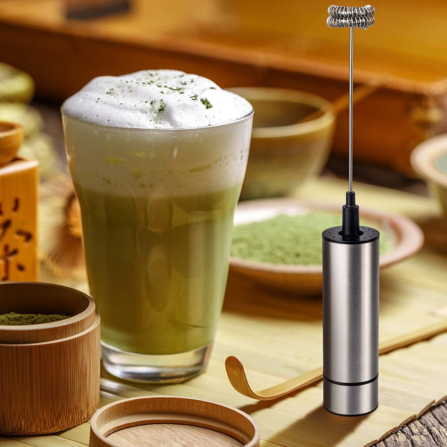 CYCLONE-EYE™ | Mousseur à Lait Électrique - cuisine d'action