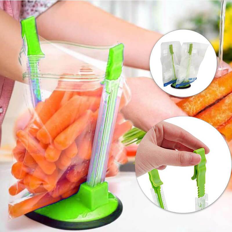 TwOpen™ | Porte-Sac Mains Libres - cuisine d'action