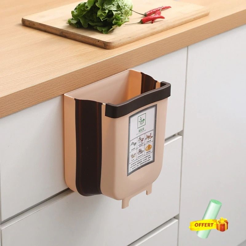 TAKE-ALL™ | Poubelle Pliable Suspendue - cuisine d'action