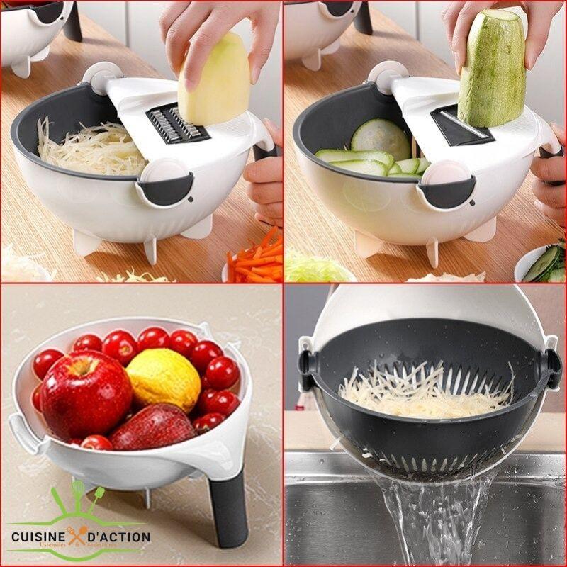 DO-ALL™ | Mandoline Passoire Multifonction - cuisine d'action