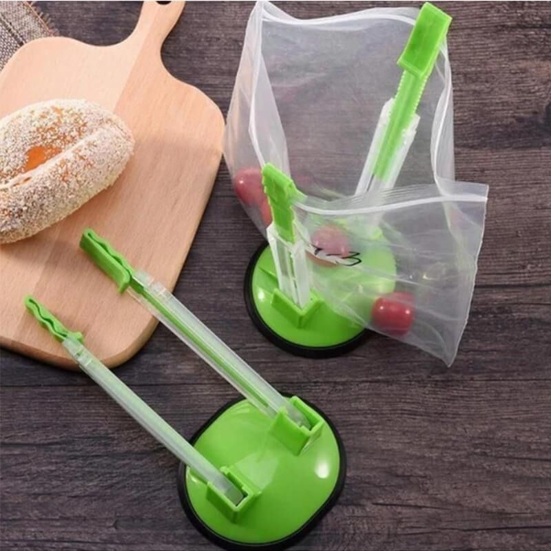 TwOpen™ | Porte-Sac Mains Libres - cuisine d'action